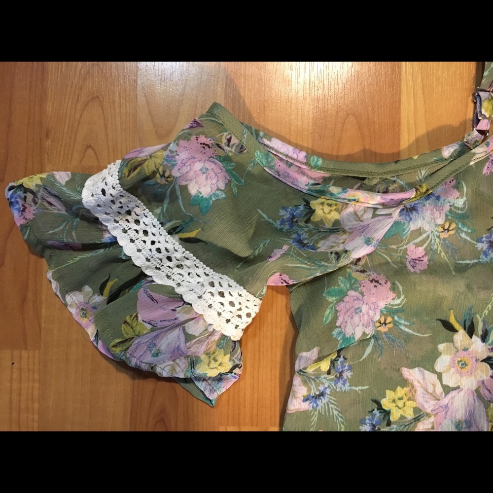 Wonderly Love Letter Cold Shoulder Swim Cover Up - Picture 5 of 8